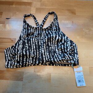 NWT racer back bikini top